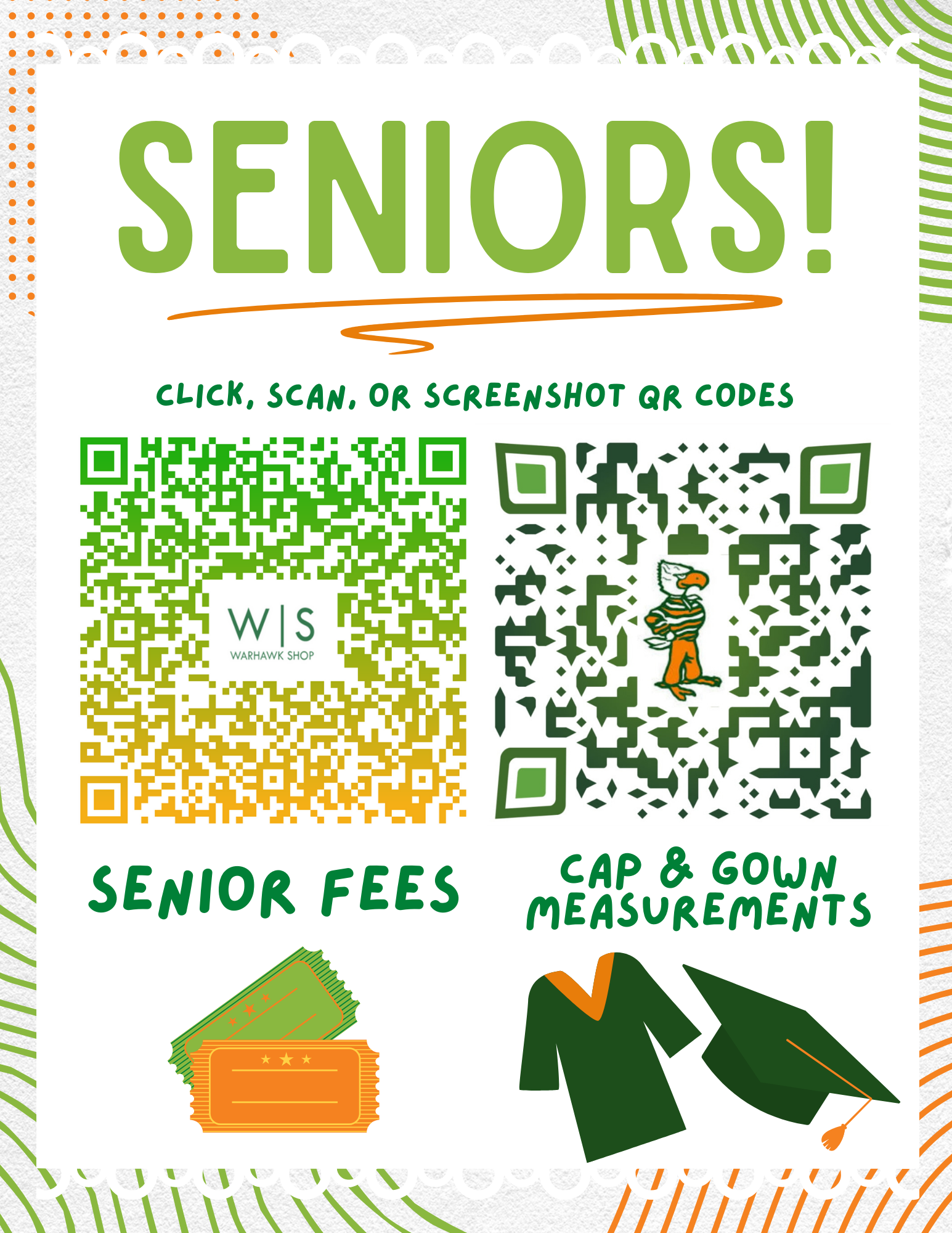 senior fees QR code 